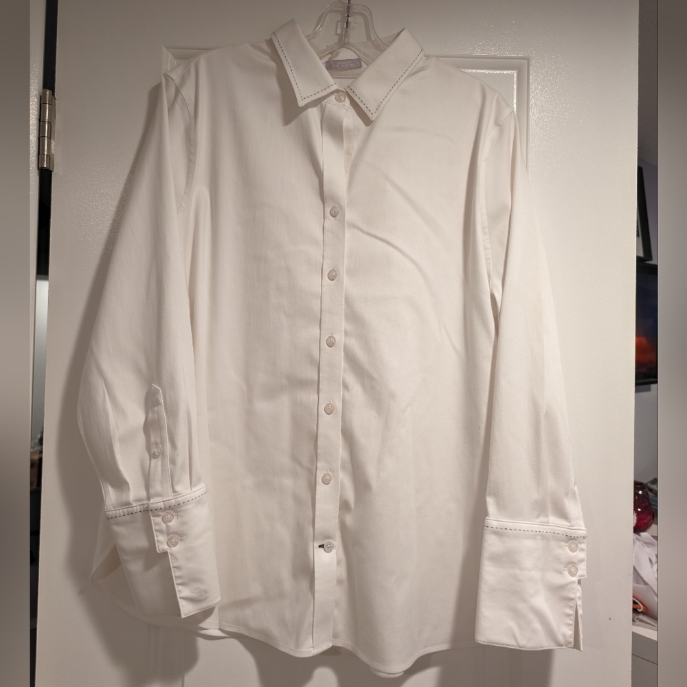 Chico's White Button-Down